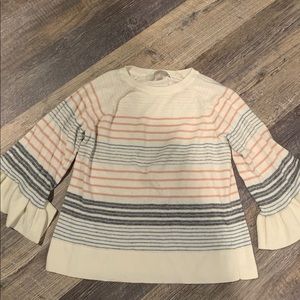 Loft bell sleeve sweater